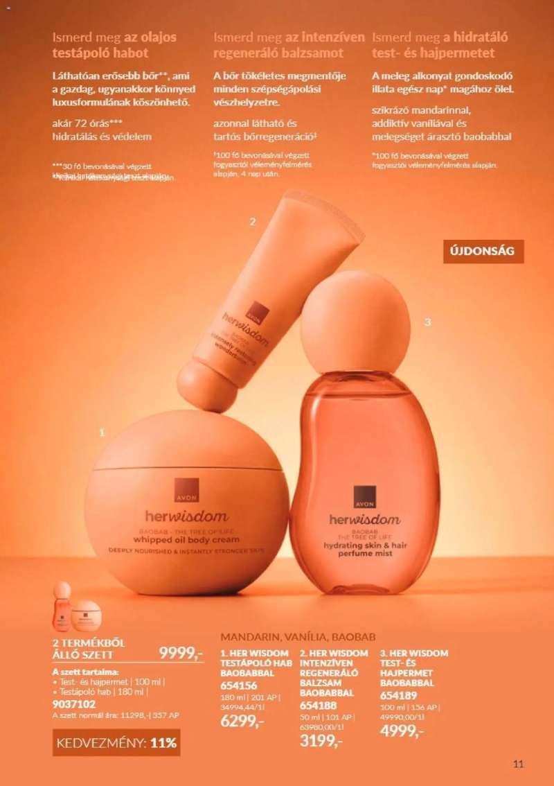 Avon AVON online katalógus 2026 októberi 11 oldal