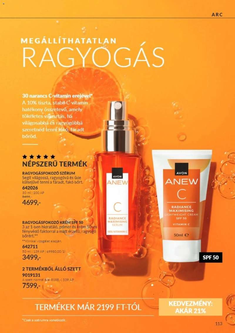 Avon AVON online katalógus 2026 októberi 113 oldal
