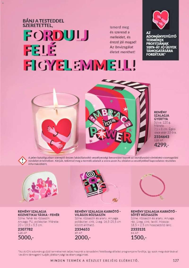 Avon AVON online katalógus 2026 októberi 127 oldal