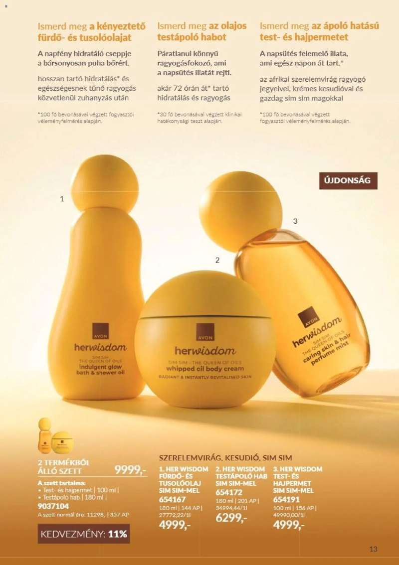 Avon AVON online katalógus 2026 októberi 13 oldal
