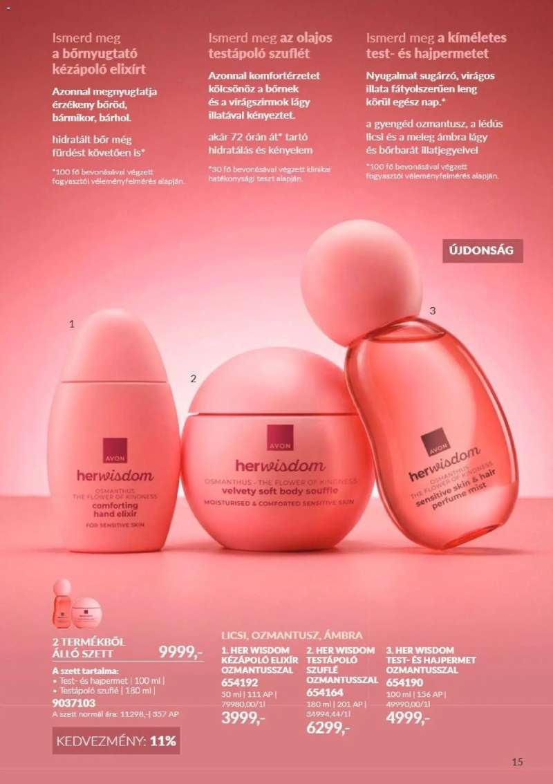 Avon AVON online katalógus 2026 októberi 15 oldal