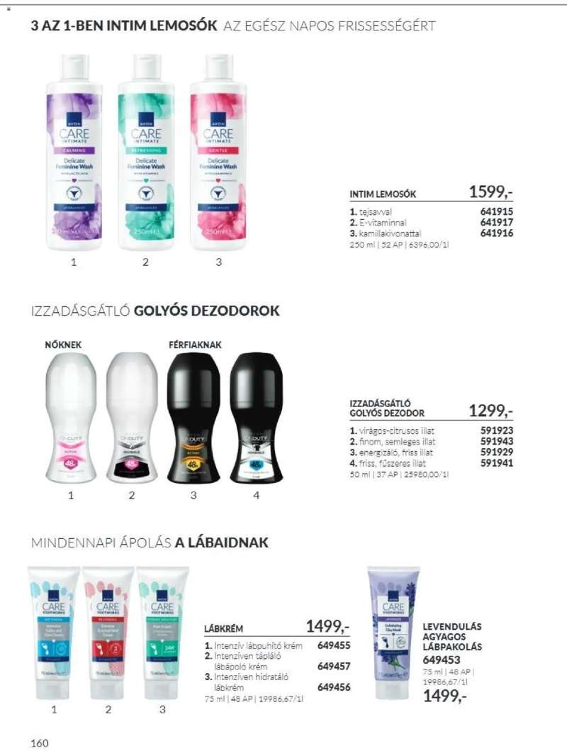 Avon AVON online katalógus 2026 októberi 160 oldal