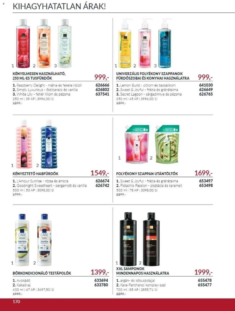 Avon AVON online katalógus 2026 októberi 170 oldal