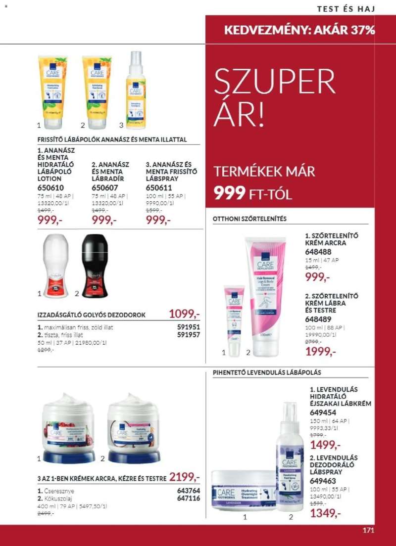 Avon AVON online katalógus 2026 októberi 171 oldal
