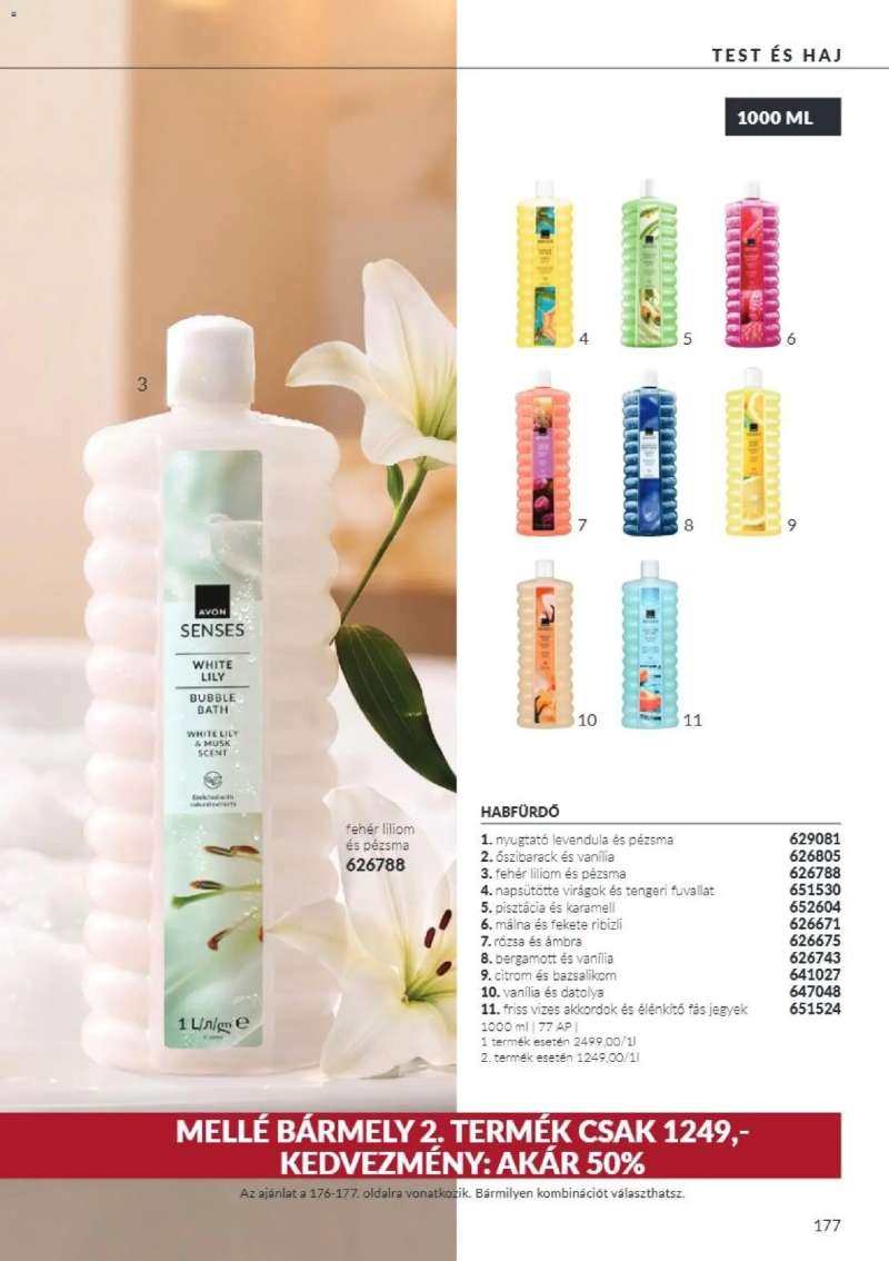 Avon AVON online katalógus 2026 októberi 177 oldal