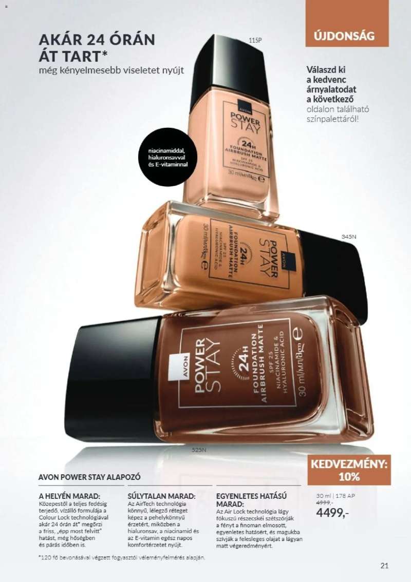Avon AVON online katalógus 2026 októberi 21 oldal