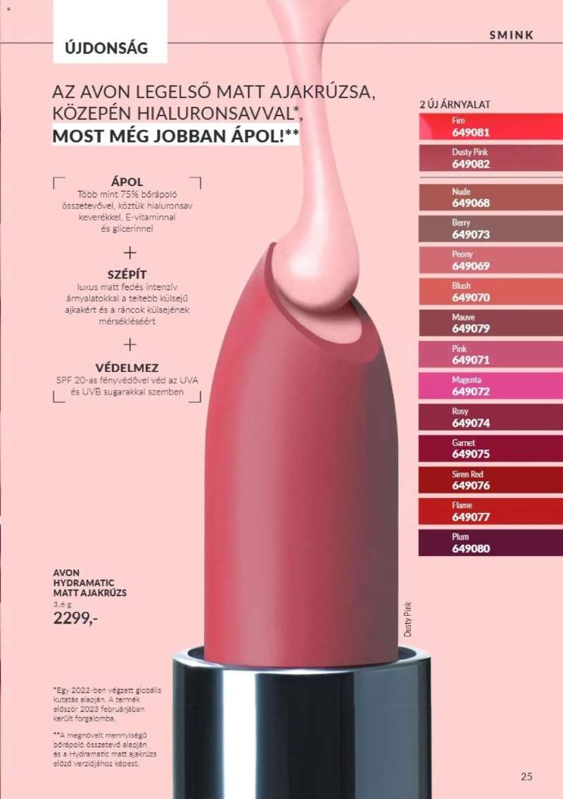 Avon AVON online katalógus 2026 októberi 25 oldal