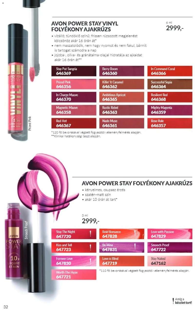 Avon AVON online katalógus 2026 októberi 32 oldal