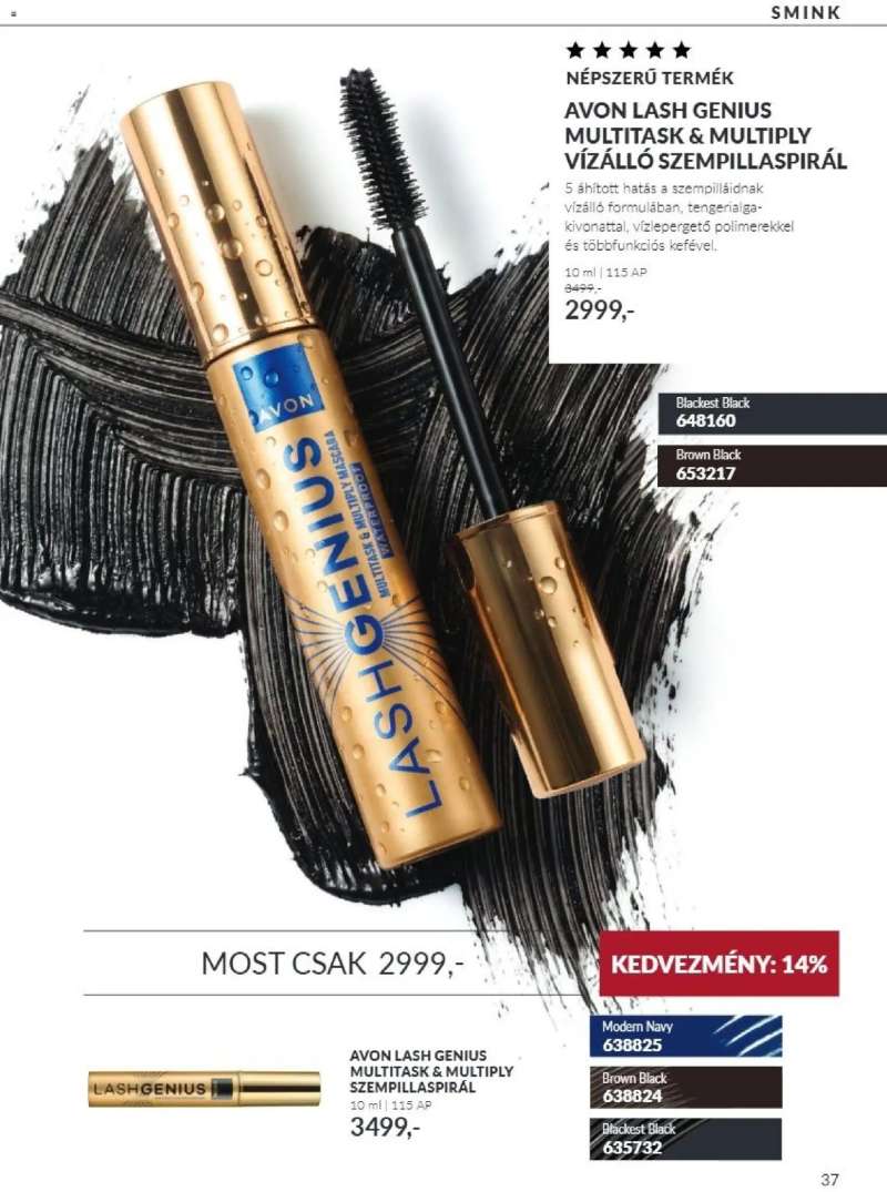 Avon AVON online katalógus 2026 októberi 37 oldal