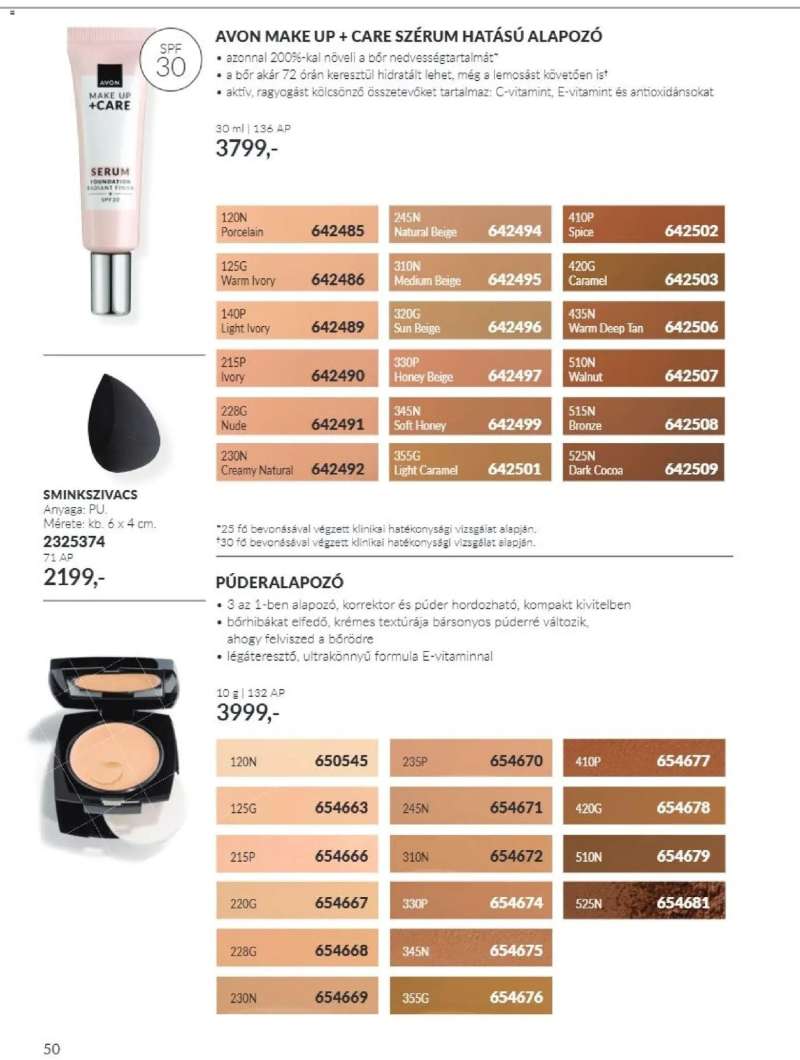 Avon AVON online katalógus 2026 októberi 50 oldal