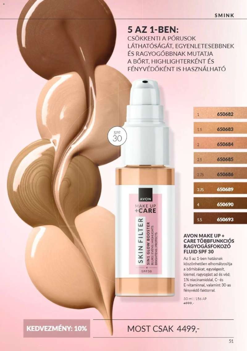 Avon AVON online katalógus 2026 októberi 51 oldal