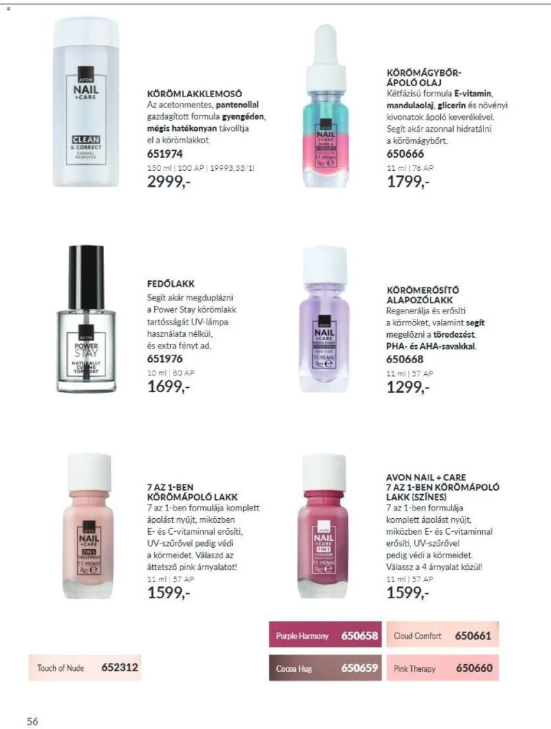 Avon AVON online katalógus 2026 októberi 56 oldal