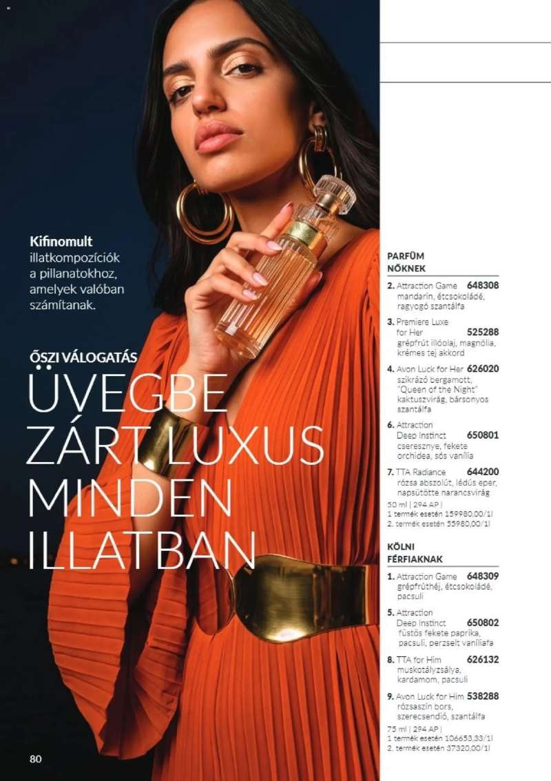 Avon AVON online katalógus 2026 októberi 80 oldal