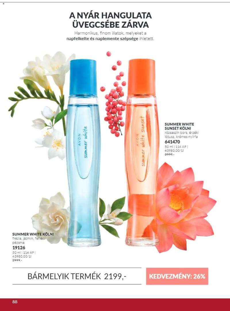 Avon AVON online katalógus 2026 októberi 88 oldal