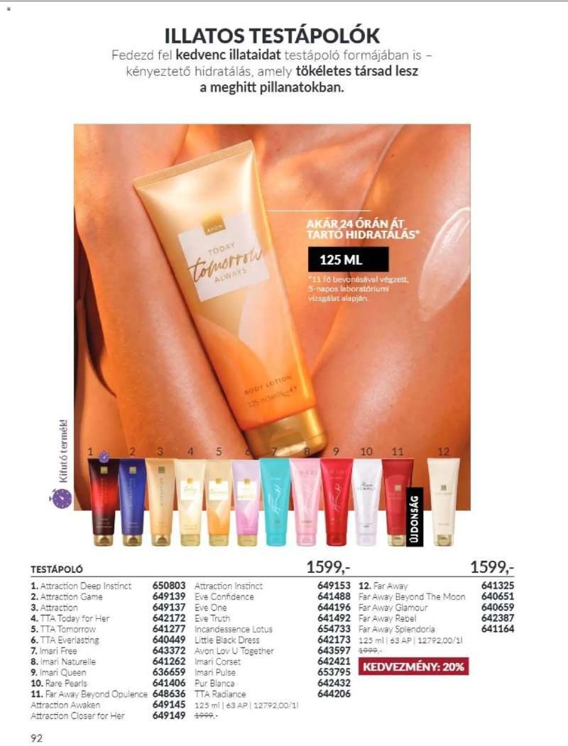 Avon AVON online katalógus 2026 októberi 92 oldal