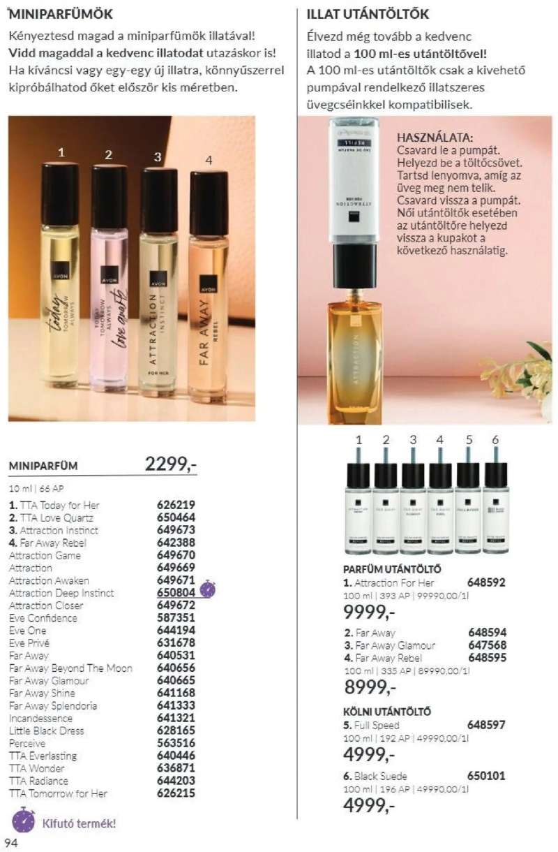Avon AVON online katalógus 2026 októberi 94 oldal