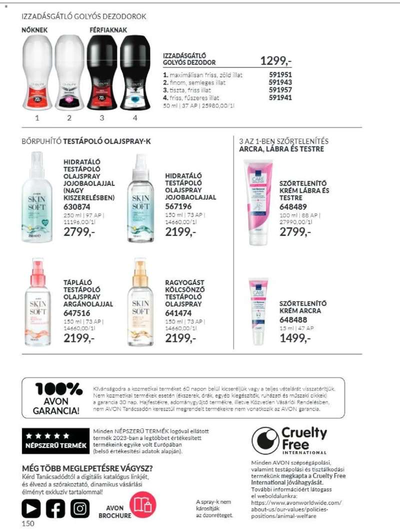 Avon Avon Black Friday 150 oldal