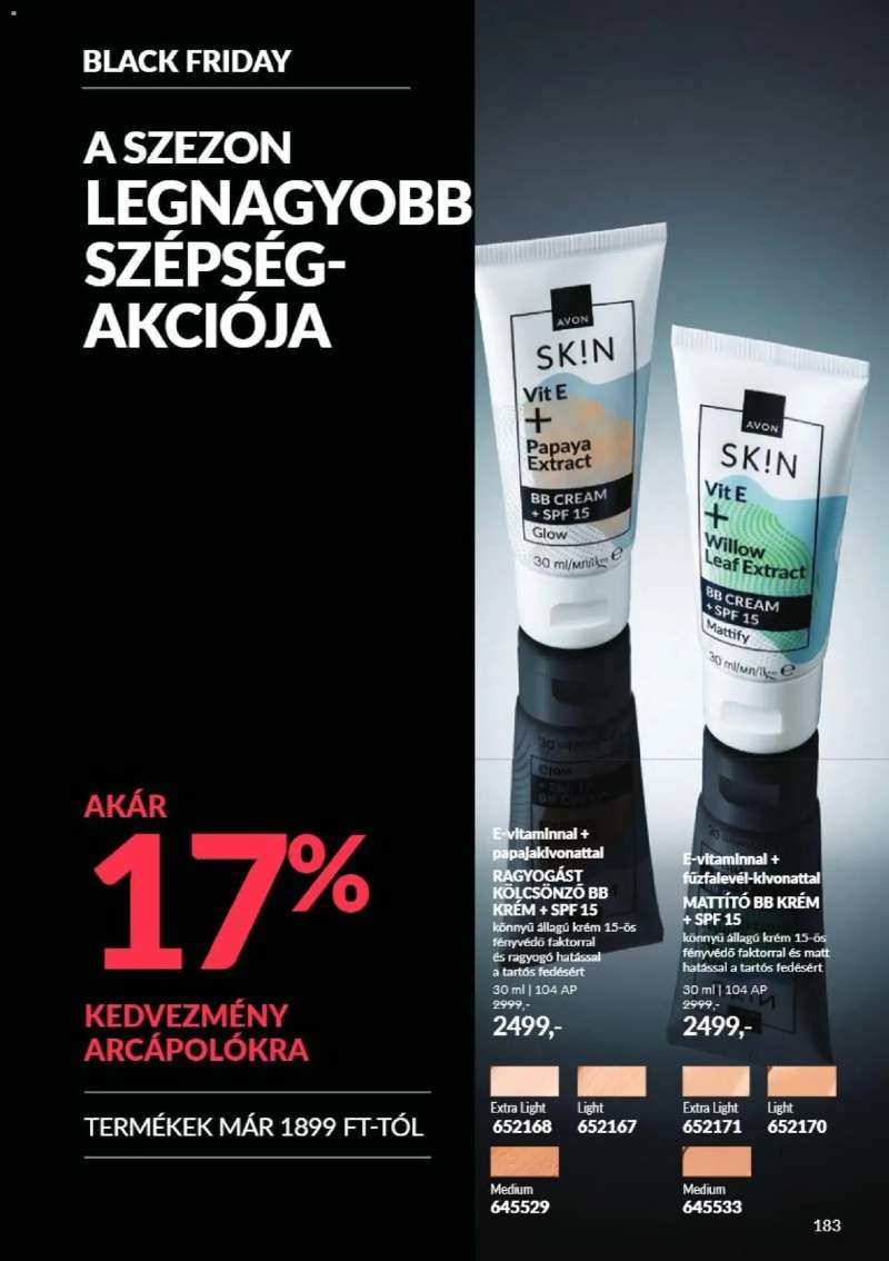 Avon Avon Black Friday 183 oldal