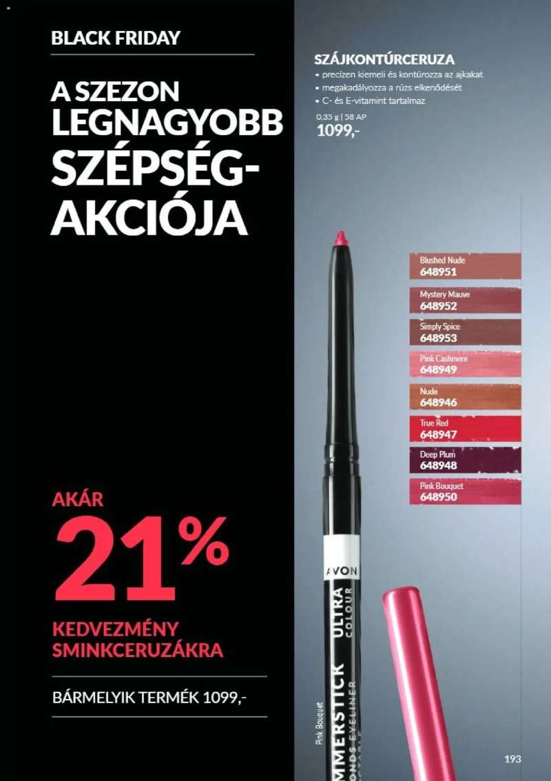 Avon Avon Black Friday 193 oldal