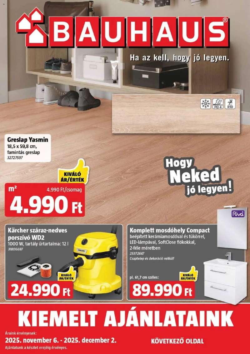 Bauhaus Akciós újság Bauhaus 1 oldal