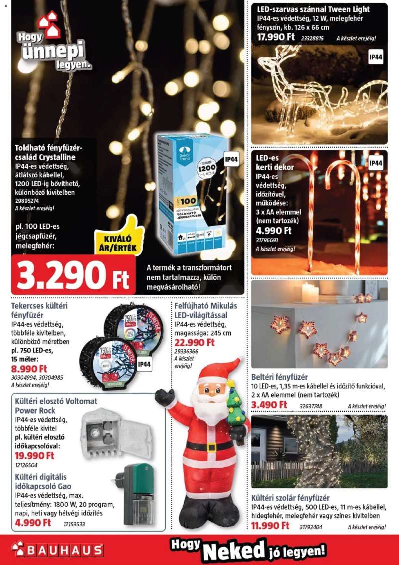 Bauhaus Akciós újság Bauhaus 2 oldal