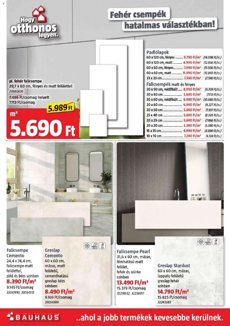 Bauhaus Akciós újság Bauhaus 23 oldal