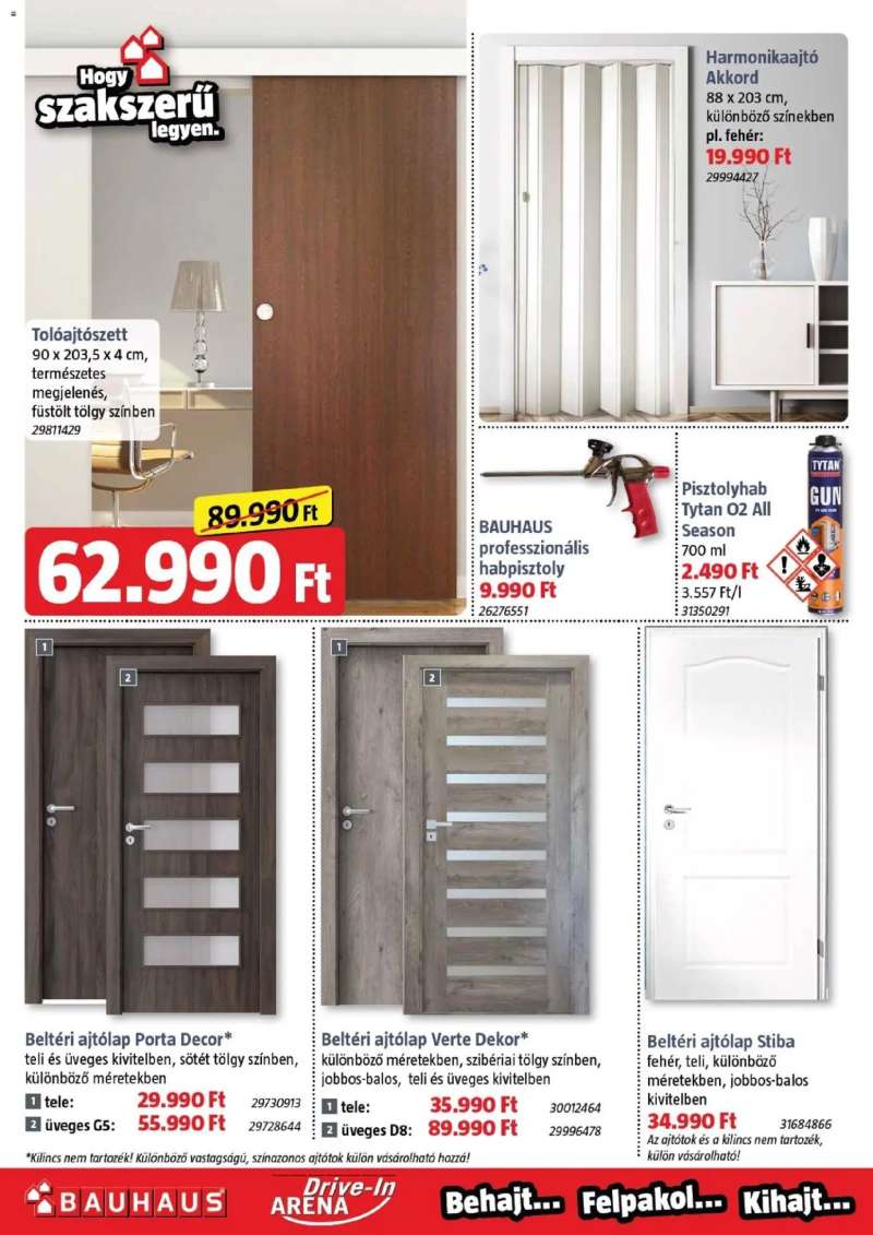 Bauhaus Akciós újság Bauhaus 29 oldal