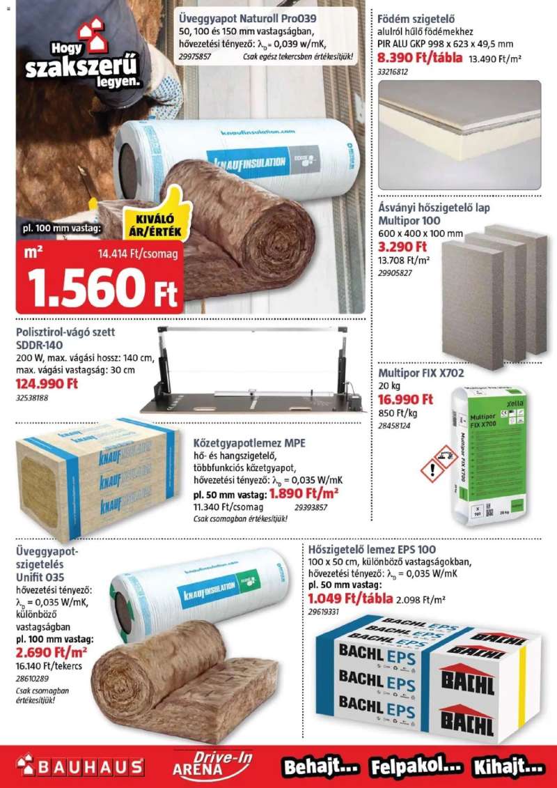 Bauhaus Akciós újság Bauhaus 36 oldal