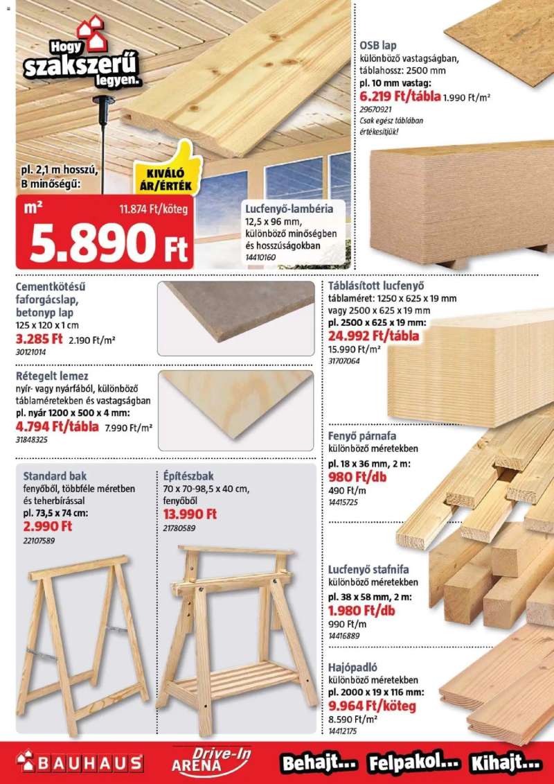 Bauhaus Akciós újság Bauhaus 37 oldal