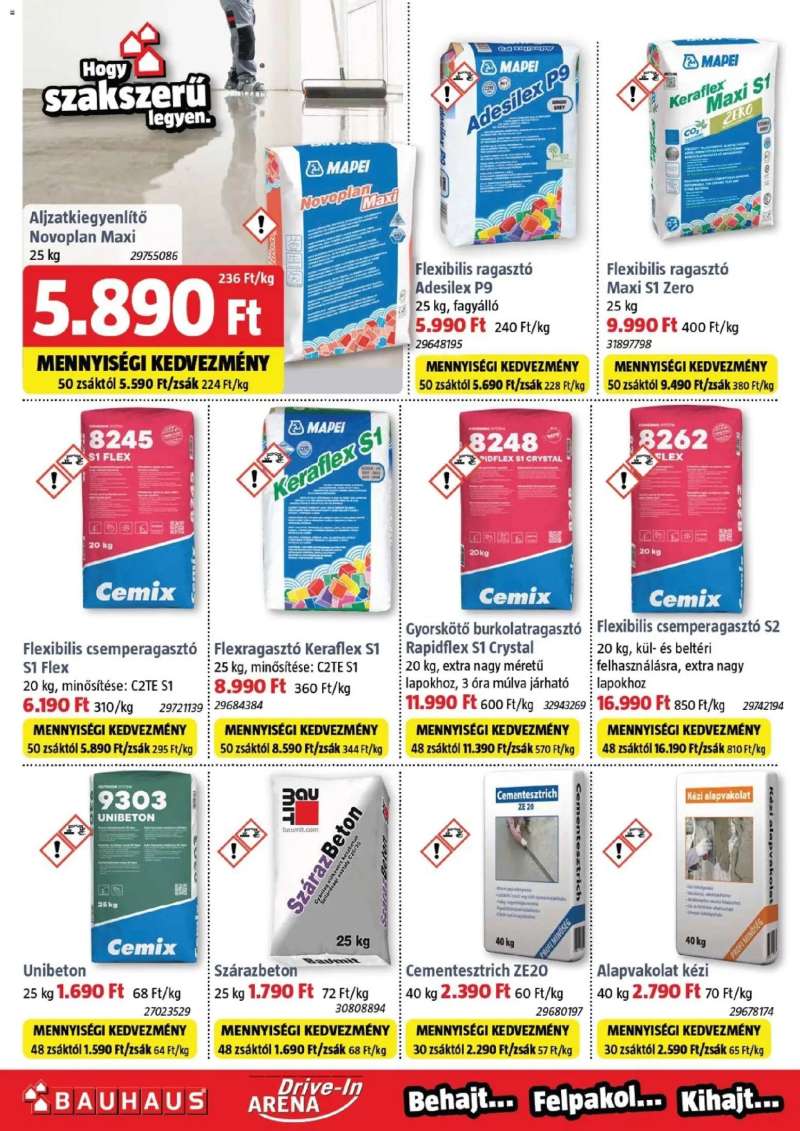 Bauhaus Akciós újság Bauhaus 39 oldal