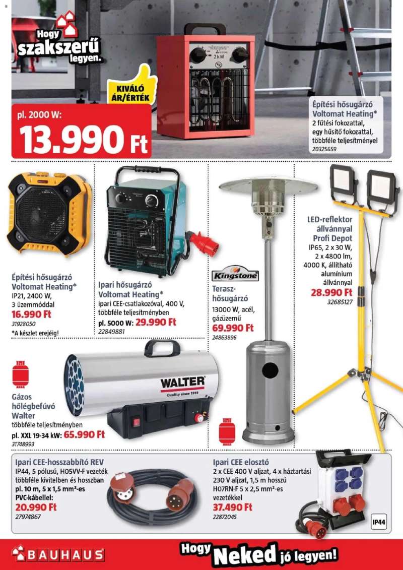 Bauhaus Akciós újság Bauhaus 43 oldal