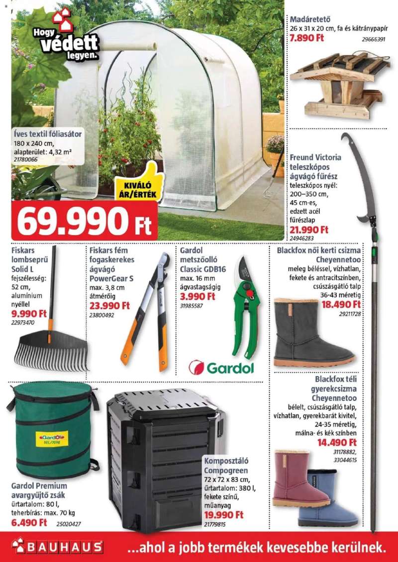 Bauhaus Akciós újság Bauhaus 45 oldal