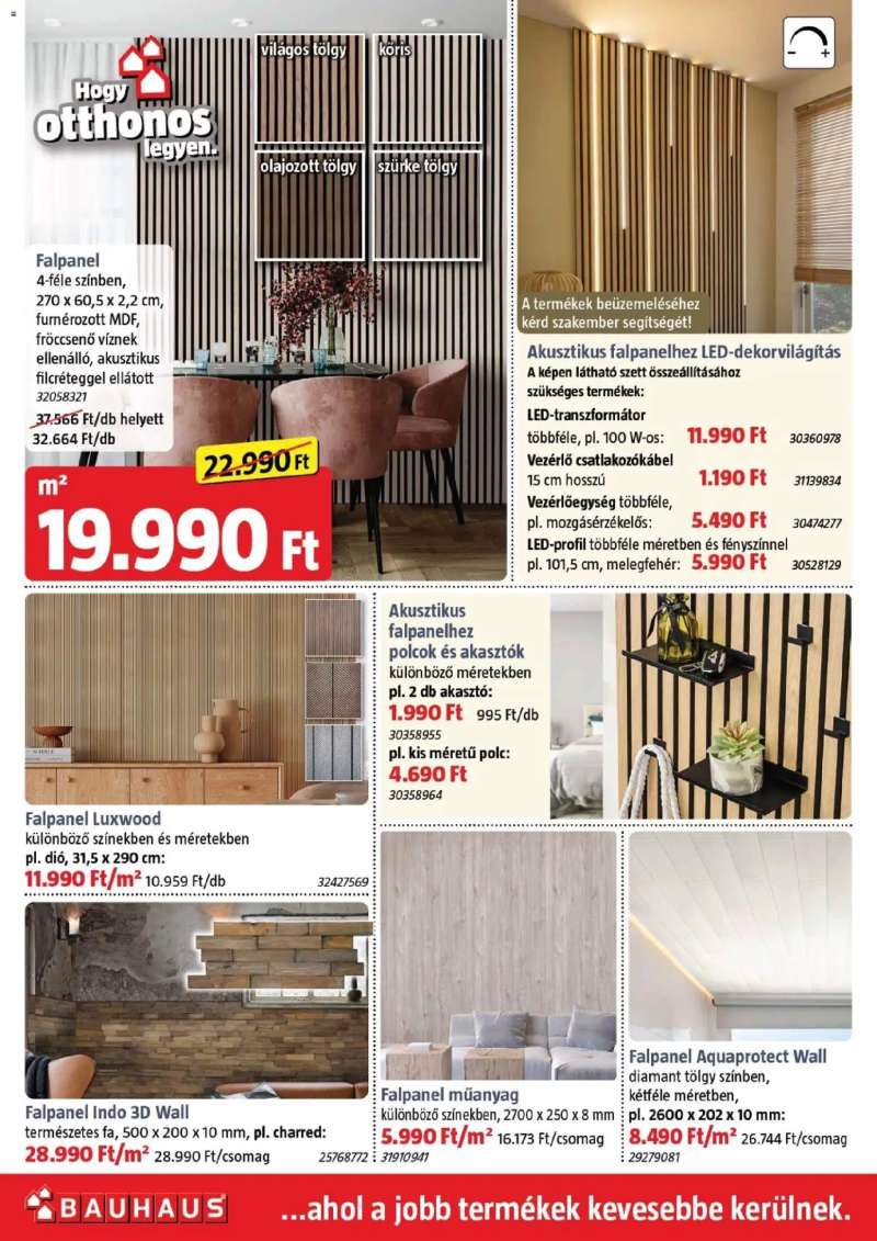 Bauhaus Akciós újság Bauhaus 6 oldal