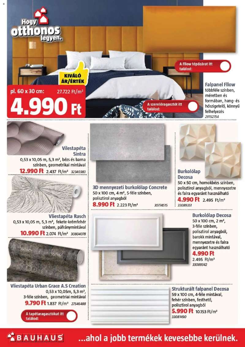 Bauhaus Akciós újság Bauhaus 7 oldal