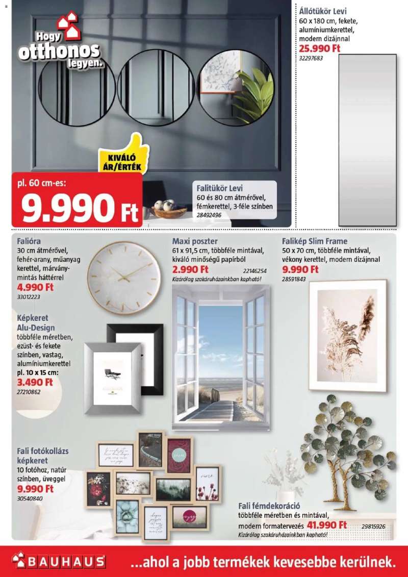 Bauhaus Akciós újság Bauhaus 8 oldal