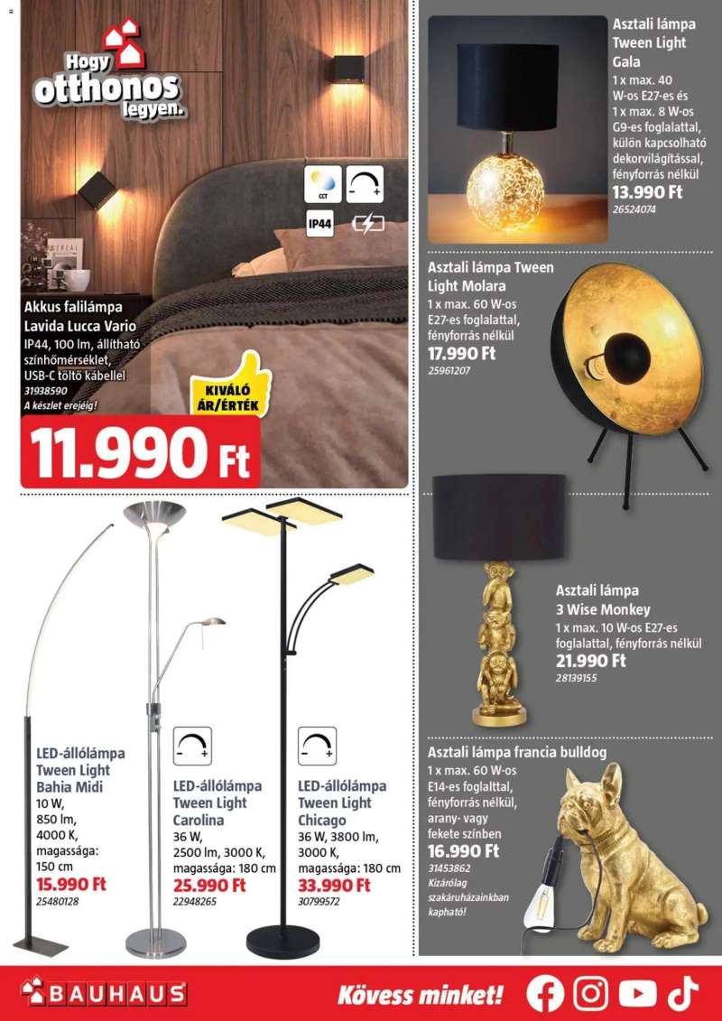 Bauhaus Akciós újság Bauhaus 10 oldal