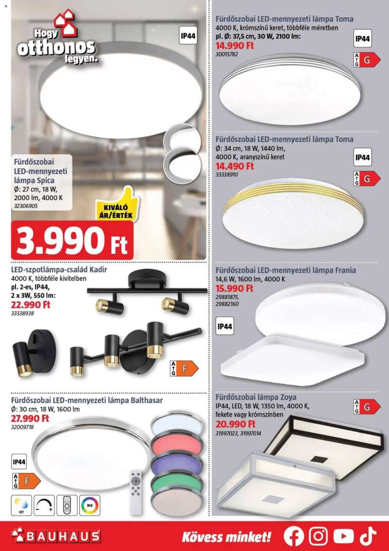 Bauhaus Akciós újság Bauhaus 11 oldal