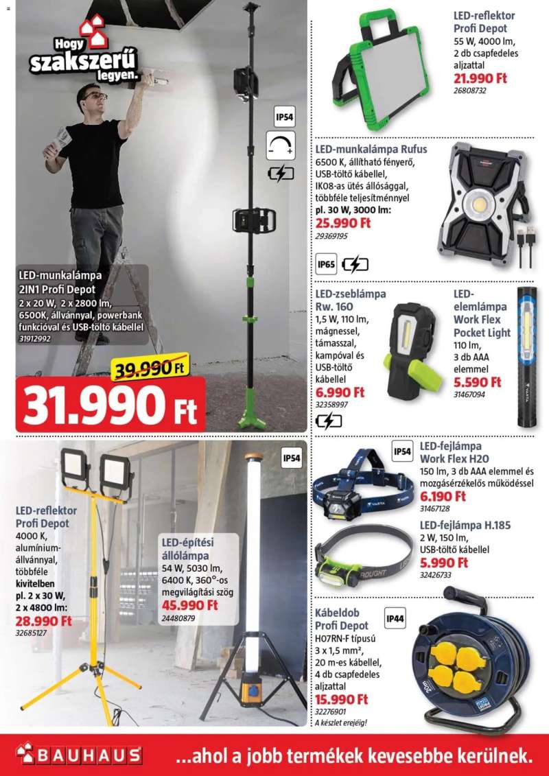 Bauhaus Akciós újság Bauhaus 12 oldal