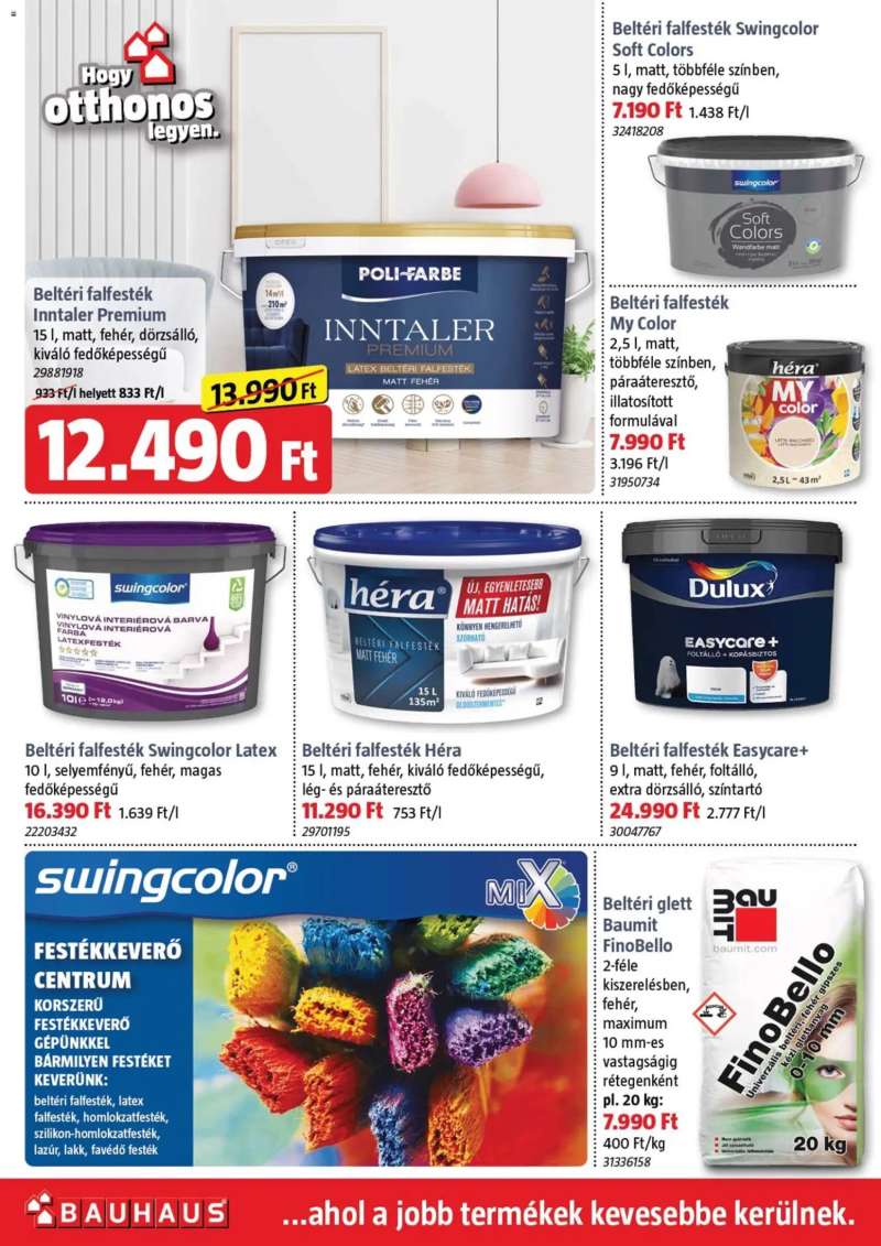 Bauhaus Akciós újság Bauhaus 13 oldal