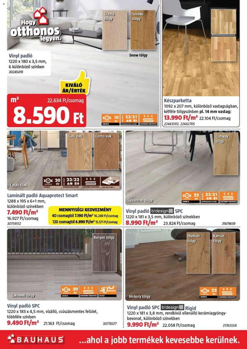 Bauhaus Akciós újság Bauhaus 23 oldal