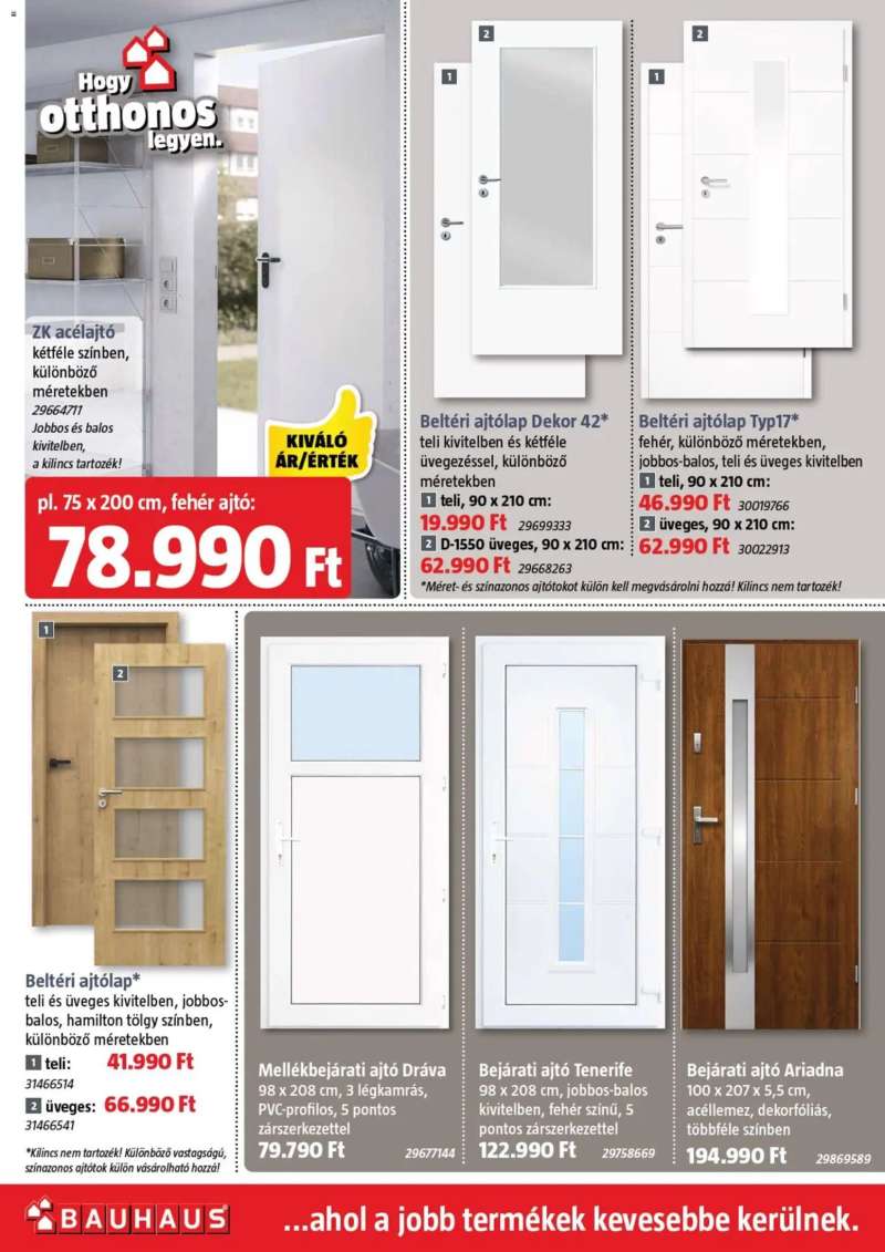 Bauhaus Akciós újság Bauhaus 25 oldal