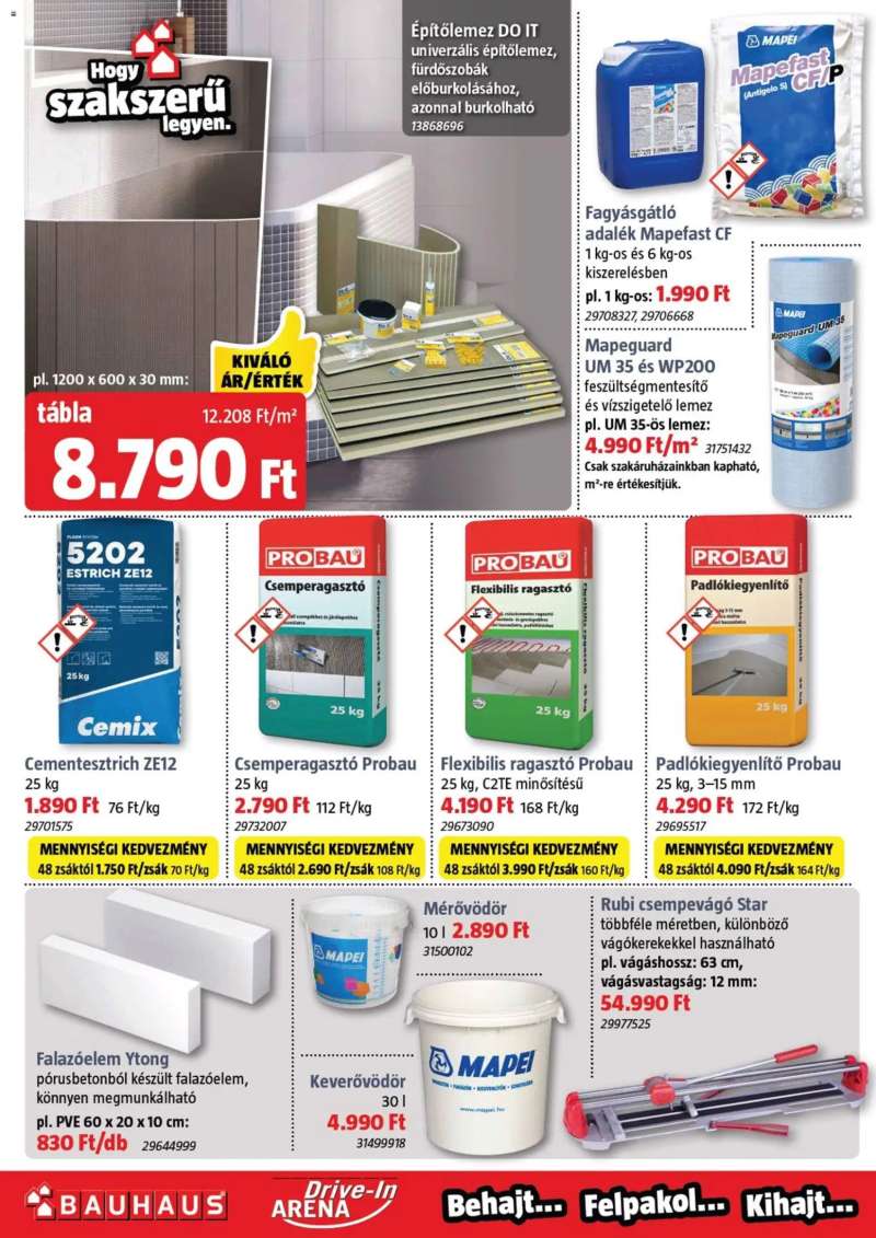 Bauhaus Akciós újság Bauhaus 26 oldal