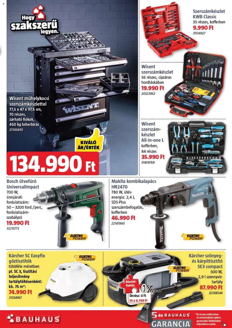 Bauhaus Akciós újság Bauhaus 29 oldal