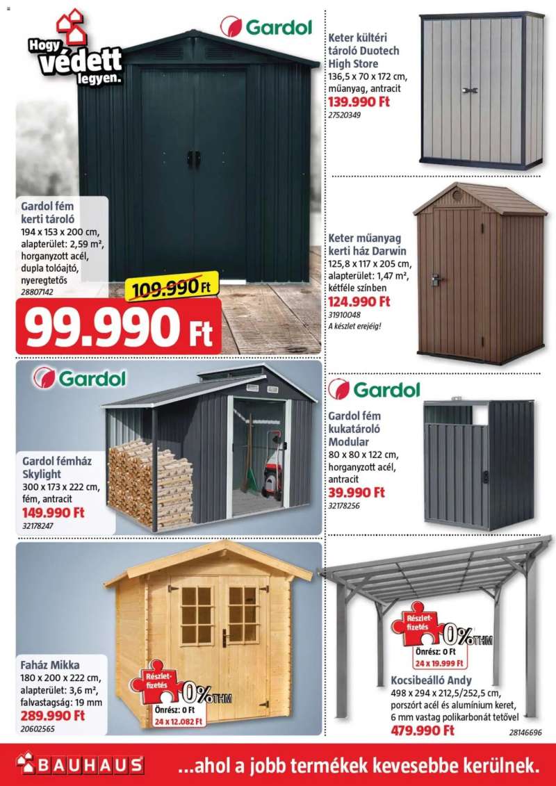 Bauhaus Akciós újság Bauhaus 38 oldal