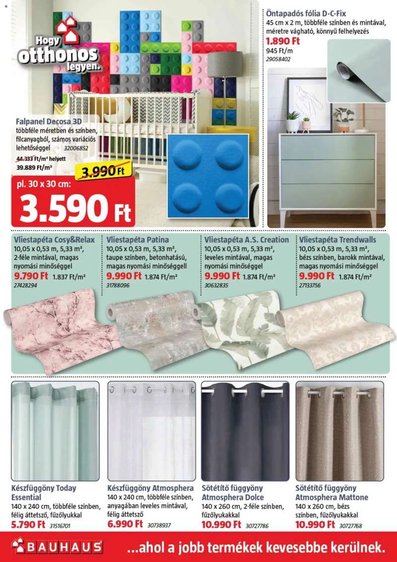 Bauhaus Akciós újság Bauhaus 8 oldal