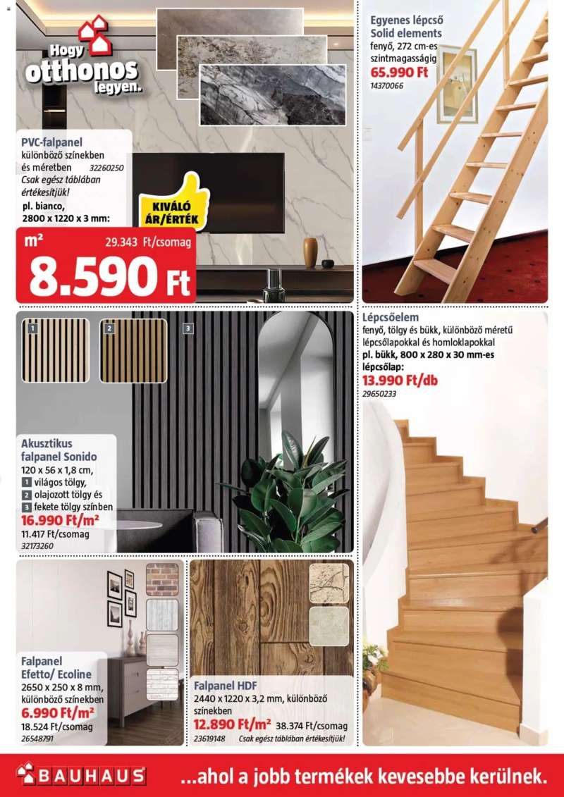 Bauhaus Akciós újság Bauhaus 9 oldal