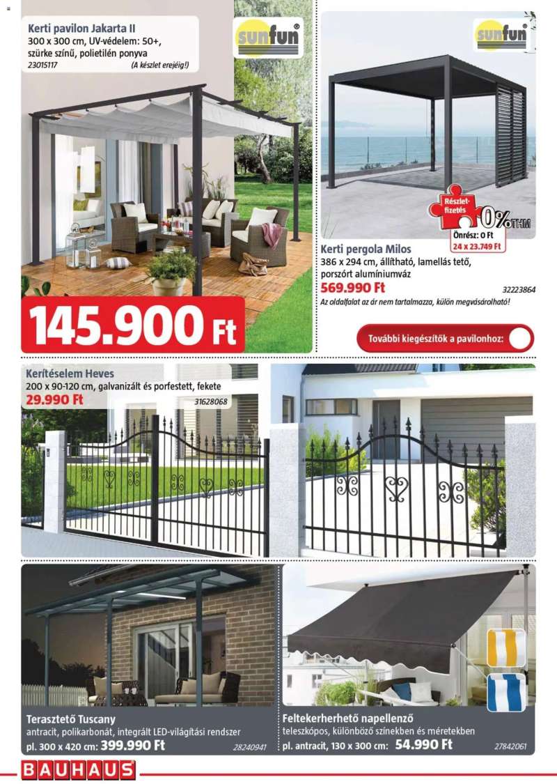 Bauhaus Bauhaus akciós újság 10 oldal