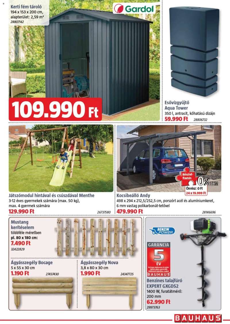 Bauhaus Bauhaus akciós újság 11 oldal