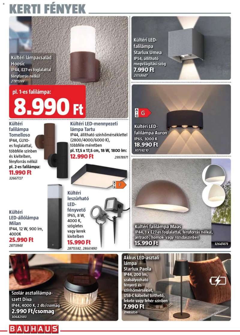 Bauhaus Bauhaus akciós újság 12 oldal