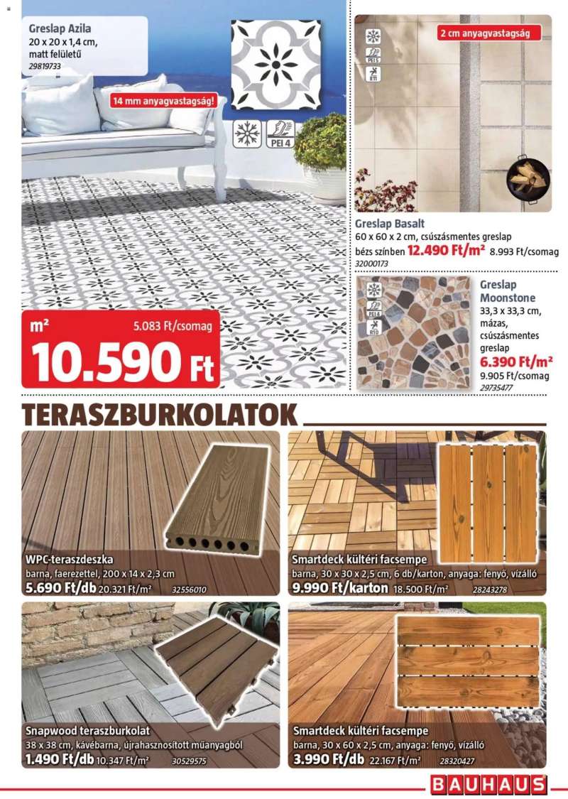 Bauhaus Bauhaus akciós újság 17 oldal